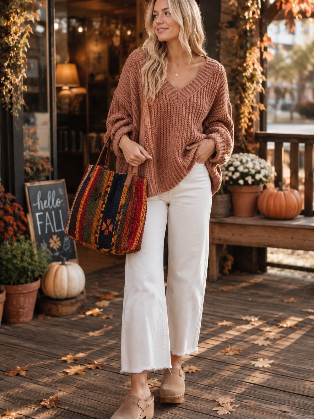 Oversized boutique sweater